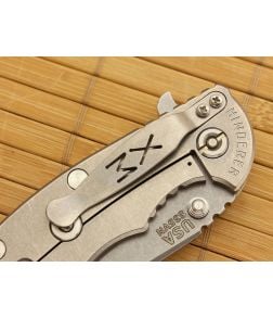 Hinderer XM Pocket Clip Titanium Tumbled - HK-0278 1