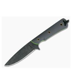 Smith & Sons Comanche Darkened D2 Charcoal G10 Toxic Liners Adventure Fixed Blade - SS-CM-G10-CHAR-TX 1