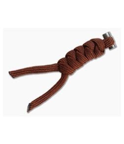 Chris Reeve Large Sebenza/Umnumzaan Lanyard Rust with Silver Pin - CRK-COM-7130 1