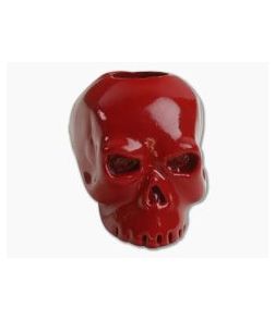 Schmuckatelli Classic Skull Bead Red Powder Coat Finish - ST-CPCR 1
