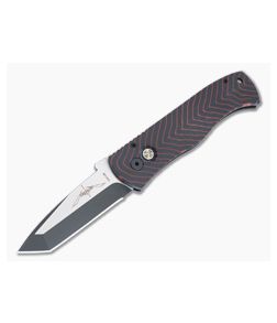 Protech Emerson CQC-7 Two-Tone Tanto Black and Red G-carta Top Automatic Knife CQC7-M-05 - PT-CQC7-M-05 1