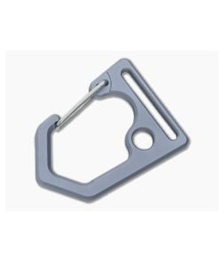 Tuff-Writer D22 Uncus Aluminum Gray Carabiner - TW-CRB-003 1