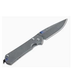 Chris Reeve Large Sebenza 31 Left Handed Drop Point Boomerang Damascus Folder - CRK-L31-1003 1