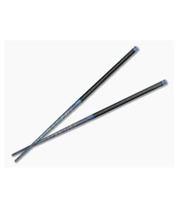 Spartan Chopstick Set Blue Multicolor Titanium & Carbon Fiber - SB-CSBM 1