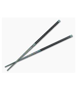 Spartan Chopstick Set Green Multicolor Titanium & Carbon Fiber - SB-CSGM 1