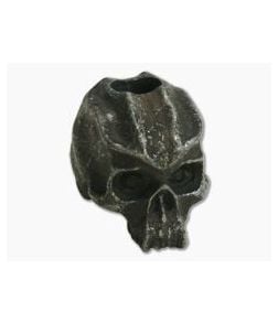 Schmuckatelli Cyber Skull Bead Black Oxidized Pewter - ST-CYB 1