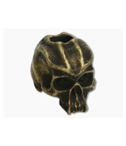 Schmuckatelli Cyber Skull Bead Roman Brass Oxidized Pewter - ST-CYRBO 1