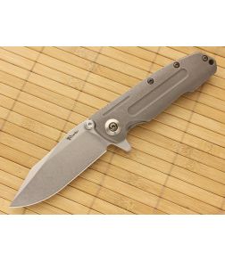 Reate Knives District 9 PLUS Stonewash S35VN - RK-D9PLUS-01 1