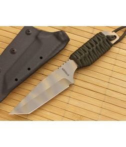 Strider DB-L Tanto Green Cord Wrap Bronze-Striped S30V Fixed Blade - SK-DB-002 1