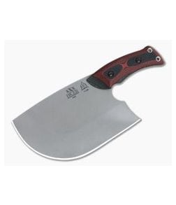 TOPS Knives XXX Dicer Tumbled 440C Red & Black G10 Kitchen Knife DCRX-01 - TP-DCRX-01 1