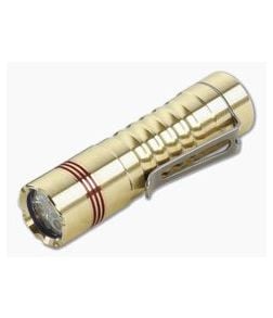 Prometheus Lights Delta Textured Brass Grooves with Brass Button 4000K - PL-DELTA-004 1