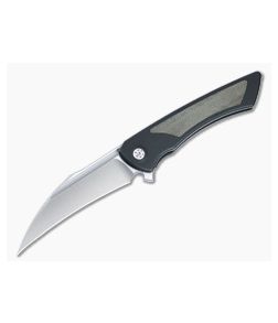 Sharp By Design Derecho Olive Green Micarta - SBD-DER-GY-OD 1