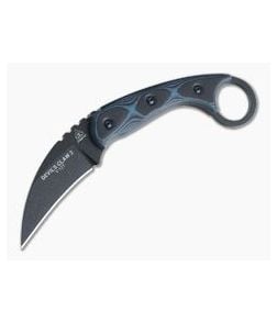 TOPS Knives Devil's Claw 2 Blue & Black G10 Fixed Blade Karambit - TP-DEVCL-02 1