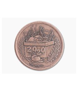 Shire Post Mint I Survived 2020 Dumpster Fire Reminder Token Coin Copper - SPM-DM-2020-CO 1