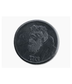 Shire Post Mint Naughty / Nice Krampus and Santa Decision Maker Coin Black Iron - SPM-DM-NN-IRON 1