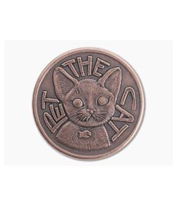 Shire Post Mint Pet the Cat / Flip Again Decision Maker Coin Copper - SPM-DM-PTC 1