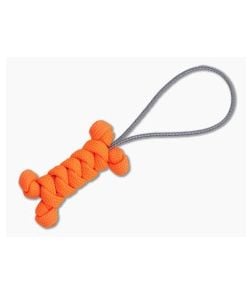 Backcountry Braids Dog Bone Paracord Lanyard - Safety Orange - BCB-DOGBONE-SO 1