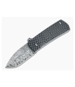 D Rocket Design Shamsher Crossbones M390 Carbon Fiber “Paw Claw” Automatic Knife 0031 - DRD-0031 1
