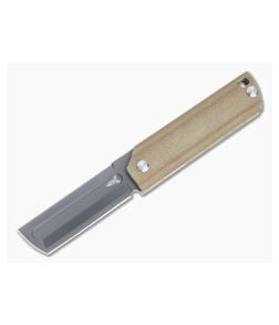 D Rocket Design MaximX EDC Flipper Black M390 Brown Micarta Folding Knife 0040 - DRD-0040 1