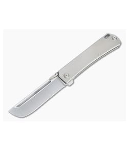 D Rocket Design Jupiter EDC Satin M390 Titanium Reverse Liner Button Lock Folder 0041 - DRD-0041 1