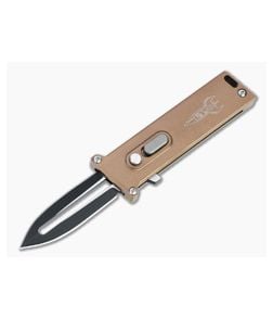 D Rocket Design Tallin Copper Titanium Two Tone Black M390 Single Action CA Legal OTF Automatic - DRD-0046 1