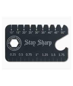 Audacious Concept Dog Tag Tool V3.0 Angle Finder Black PVD Titanium DT3-TIT-PVD - AC-DT3-TIT-PVD 1