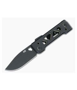 WE Knives Tyro Superlock Black/Golden Titanium - WE-WE24001-1 1