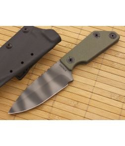 Strider EB-AC Fixed Spear Point Blade Green G10 Green Tigerstripe - SK-EB-AC-GG10T 1
