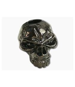 Schmuckatelli Emerson Skull Bead Hematite Plated Pewter - ST-EH 1