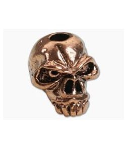 Schmuckatelli Jumbo Emerson Skull Bead Antique Copper Plated Pewter - ST-EJAC 1