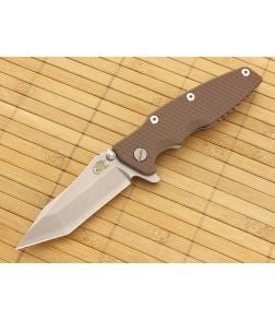 Hinderer Knives Eklipse Tanto Flipper Flat Dark Earth G10 - HK-EK-FDE-35F 1