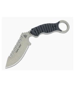 TOPS Knives 10/27 Karambit Tactical Stone 1095 Black G10 Fixed Blade Knife - TP-ELPNX1 1