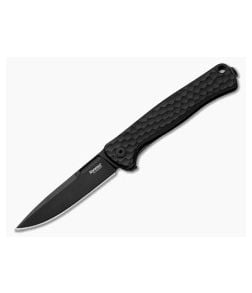LionSteel Emmet Black Aluminum Black PVD Blade - LS-EM01A-BB 1