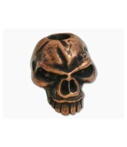 Schmuckatelli Emerson Skull Bead Roman Copper Oxidized Pewter - ST-ERCO 1