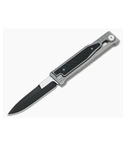 Reate EXO Exoskeleton Design Double Edge PVD Elmax Black G10 Manual OTF Knife - RK-EXO-DE-BLKG10-PVD 1