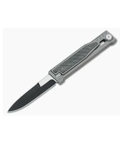 Reate EXO Exoskeleton Design Double Edge PVD Elmax Black Micarta Manual OTF Knife - RK-EXO-DE-BLKM-PVD 1