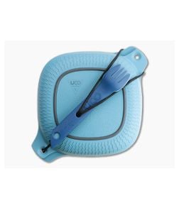 UCO Gear Six Piece Mess Kit w/ Switch Spork and Camp Cup Classic Blue - UCO-F-MK-CORE6PC-BLUE 1