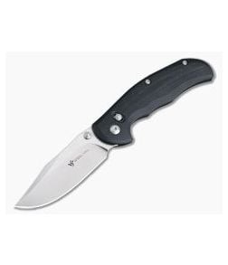 Steel Will Tasso Ant-Lock Black G10 Satin M390 Folder F12-01 - SW-F12-01 1