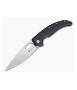Steel Will Sedge Satin D2 Black G10 Liner Lock Folding Knife F19-10 - SW-F19-10 1