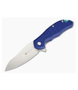 Steel Will Modus D2 Flipper Green Spacer Blue FRN F25-15 - SW-F25-15 1
