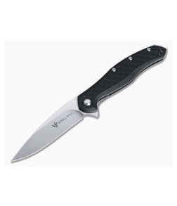 Steel Will Intrigue Mini D2 Flipper Black FRN F45M-11 - SW-F45M-11 1
