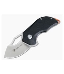 Steel Will Kobold Satin D2 Black G10 EDC Flipper F66-16 - SW-F66-16 1