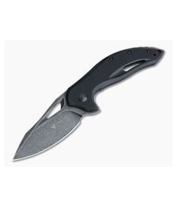 Steel Will Screamer Black Stonewashed D2 Black G10 Liner Lock Flipper F73-08 - SW-F73-08 1