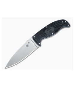Spyderco Enuff 2 Leaf Plain VG10 Black FRN Fixed Blade FB31PBK2 - SP-FB31PBK2 1