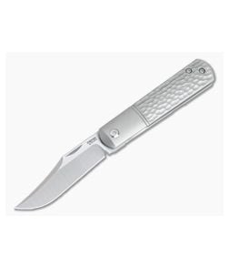 Pena Knives X Series Front Flipper Barlow Bolstered Jigged Titanium - PK-FFB-JT 1