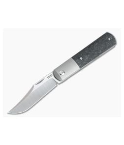 Pena Knives X Series Front Flipper Barlow Bolstered Marbled Carbon Fiber - PK-FFB-MCF 1
