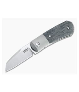 Pena Knives X Series Front Flipper Micro Apache Bolstered Black Canvas Micarta - PK-FFMA-BCM 1