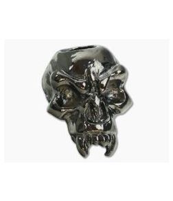Schmuckatelli Fang Skull Bead Hematite Plated Pewter - ST-FH 1