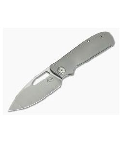 Liong Mah Design Field Duty Sculpted Titanium Frame Lock Folder Satin M390 - LMD-FIELDDUTY-TI 1