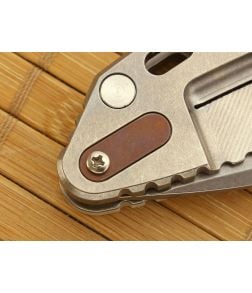 Hinderer Knives Pocket Clip Filler Tab Titanium Bronze - HK-0285 1